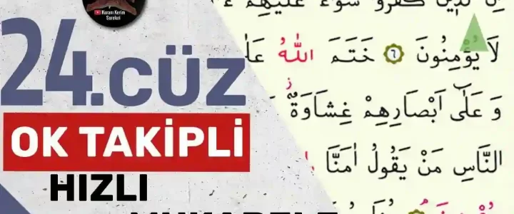 24.Cüz Ok Takipli Hızlı Okuma