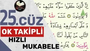 25.Cüz Ok Takipli Hızlı Okuma