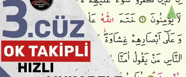 3.Cüz Ok Takipli Hızlı Okuma 3.cüz ok takipli